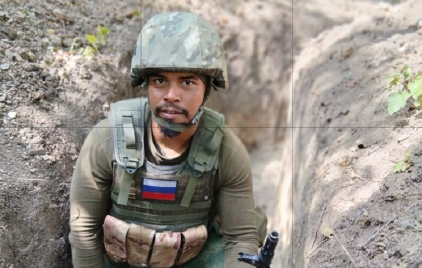 Anel viajó voluntariamente a Rusia bajo la promesa de ejercer labores de instrucción de armas para tropas militares, pero aseguró que nunca se les informó que sería enviado a la primera línea de combate. Foto. Melquíades Vásquez