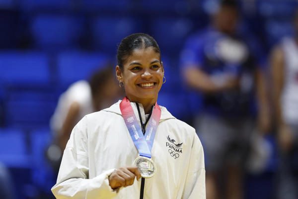 Nemesis Candelo le dio oro a Panamá en judo. Foto: EFE