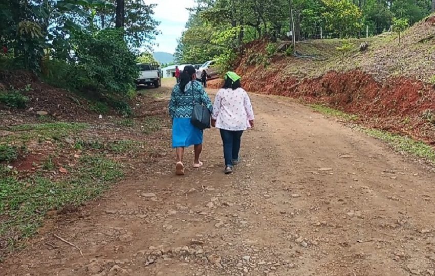 La falta de infraestructura vial dificulta el traslado de enfermos, el acceso de los estudiantes a sus escuelas y el trabajo de los productores, quienes frecuentemente pierden sus cosechas al no tener formas de transportarlas hacia los mercados. Foto. Melquíades Vásquez