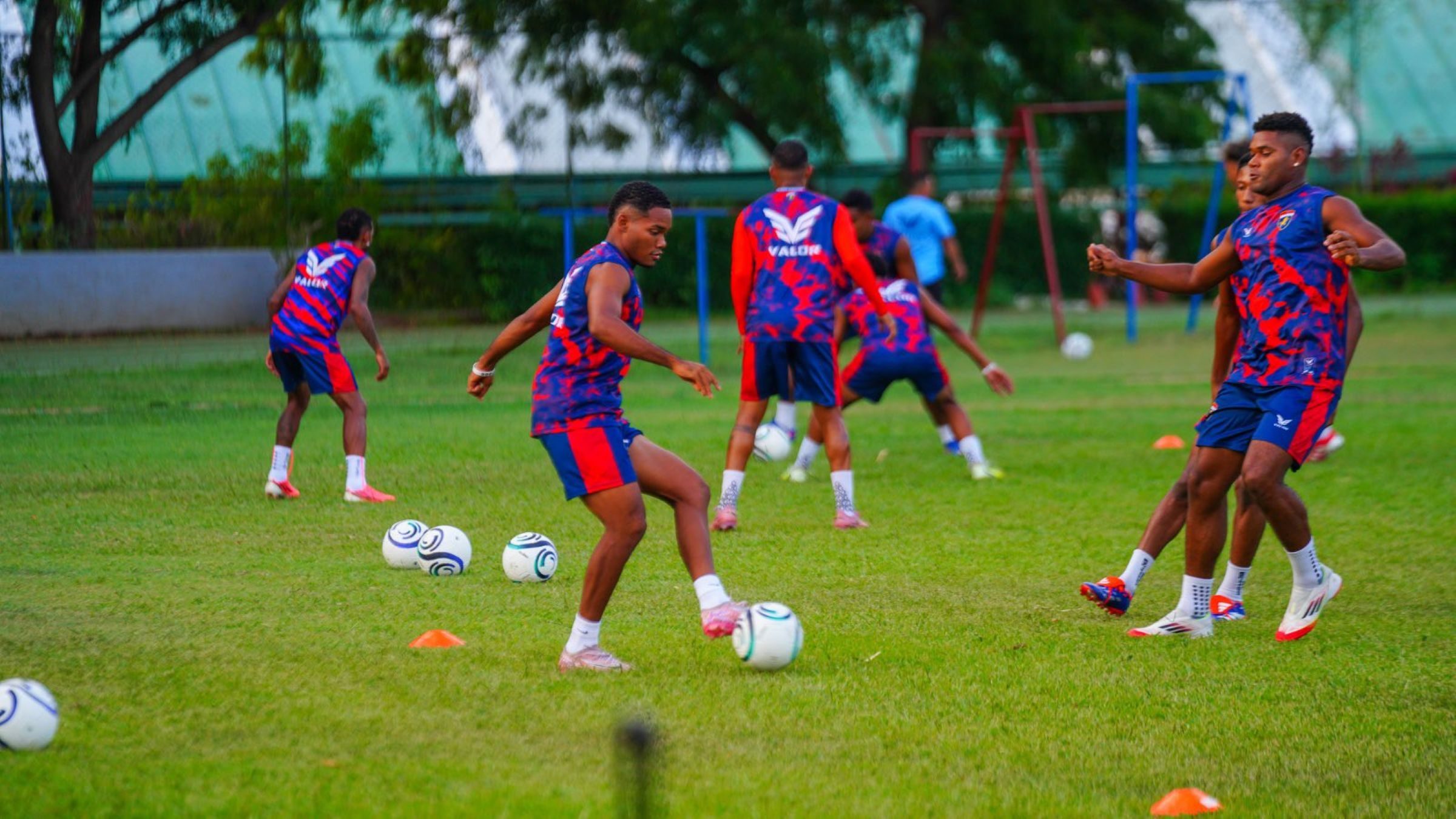 Jugadores de Plaza Amador entrenan en Nicaragua  con miras al partido ante Diriangén. Foto: Instagaram