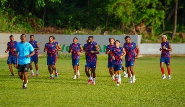 Jugadores de Plaza Amador entrenan en Nicaragua  con miras al partido ante Diriangén. Foto: Instagaram