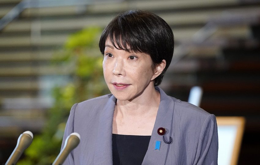 La primera ministra japonesa, Sanae Takaichi. Foto: EFE