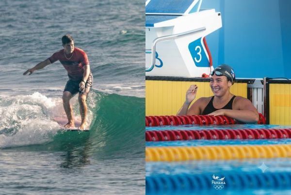 Agustín Cedeño y Emily Santos ganaron medalla de plata para Panamá. Fotos: COP 