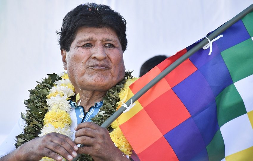 Morales permanece desde octubre de 2024 en el Trópico de Cochabamba. Foto: EFE 