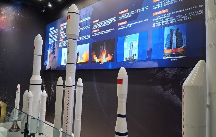 Exhibición de cohetes en el Museo Aeroespacial del Instituto Tecnológico de Harbin. Fotos: Fariza Gordon