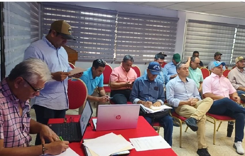 El presidente de la FENAPAR, Omar Spiegel, aseguró que en estos momentos existe suficiente grano en el país para cubrir la demanda de los consumidores, por lo que hizo un llamado a la población a mantener la tranquilidad. Foto. Melquíades Vásquez
