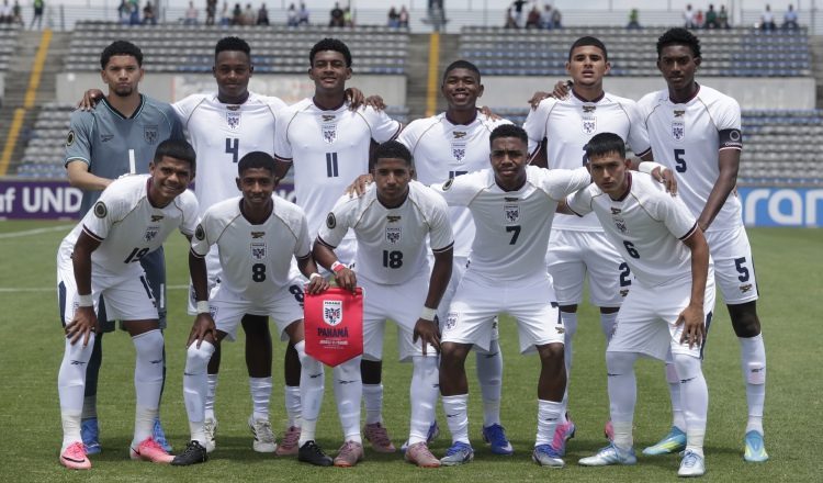 Equipo Sub-20 de Panamá. Foto:EFE