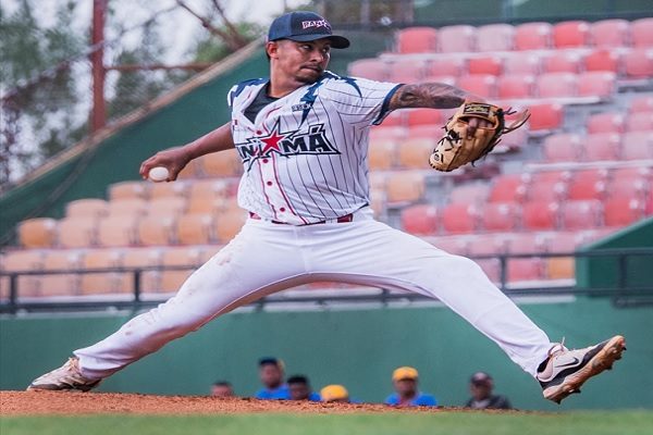 Kevin Miranda, fue el lanzador ganador del partido ante Panamá. Foto: COP