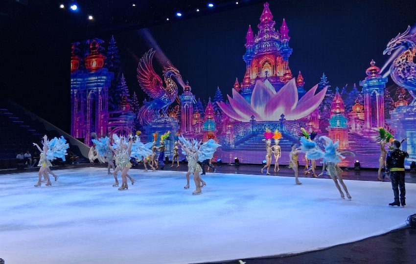 Espectáculo de hielo "Encuentro de Harbin".