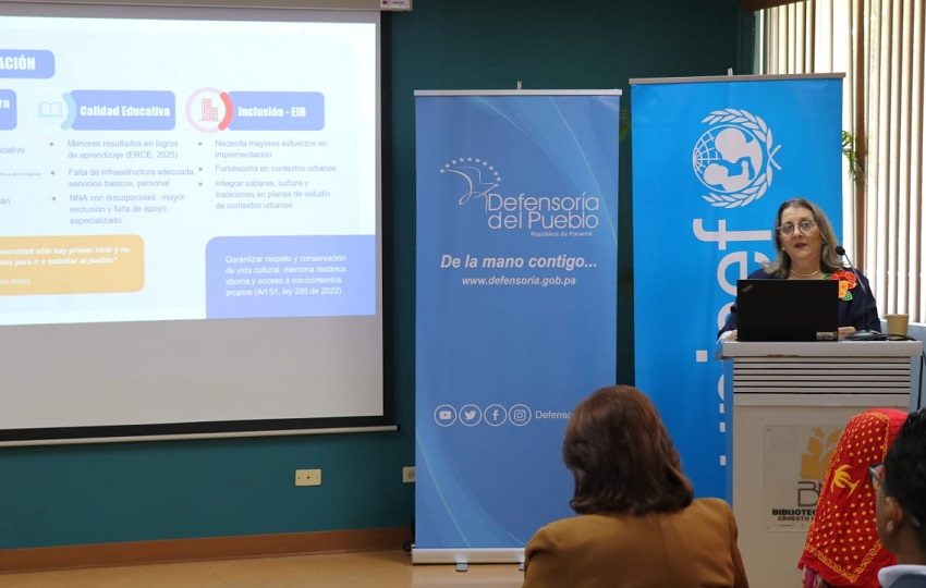 Lanzamiento del informe defensorial sobre los Derechos de la Niñes Indígena en Panamá.  Foto: Cortesía