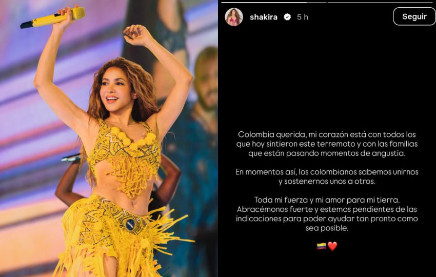 Shakira. Foto: Instagram / @shakira