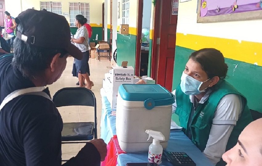 Las autoridades sanitarias del MINSA mantienen la atención operativa en estas áreas apartadas, mientras se investiga el comportamiento exacto de los cuadros respiratorios . Foto. Melquíades Vásquez