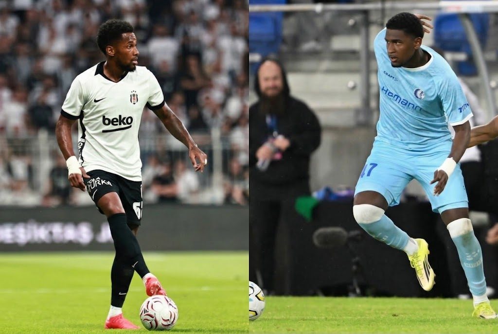Los panameños Michael Murillo (Beşiktaş) y Josué Vergara (KAA Gent). Foto: Instagram