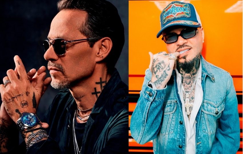 Marc Anthony y Farruko. Foto: EFE / TelevisaUnivision
