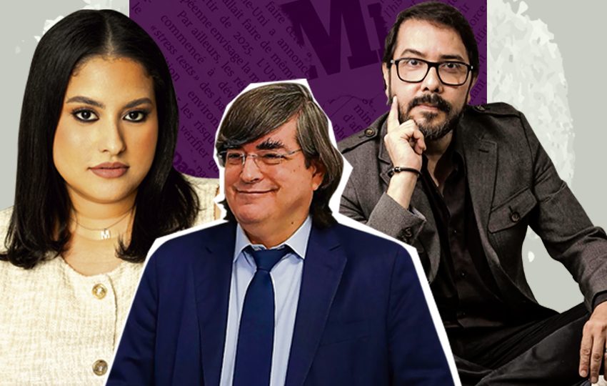 Mayra De Gracia, Jaime Bayly y Miguel Esteban. Fotos: Cortesía