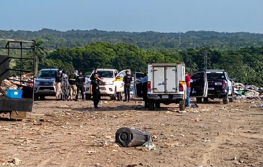 Las autoridades mantienen abiertas las investigaciones para esclarecer las causas y circunstancias en las que fue abandonado el feto dentro de una maleta. Foto. Diómedes Sánchez