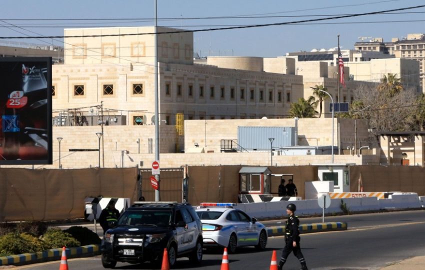 Embajada de EE.UU. en Amman (Jordania). Foto: EFE