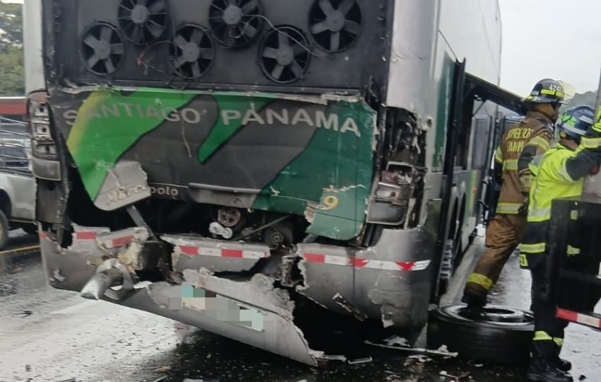 El accidente se registró en el distrito de La Chorrera. Foto: Eric Montenegro