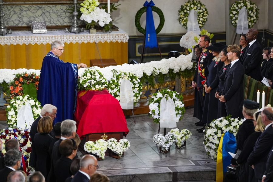 Funeral del rey Harald V. Foto: EFE