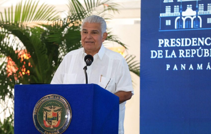 El presidente  José Raúl Mulino. Foto: Cortesía