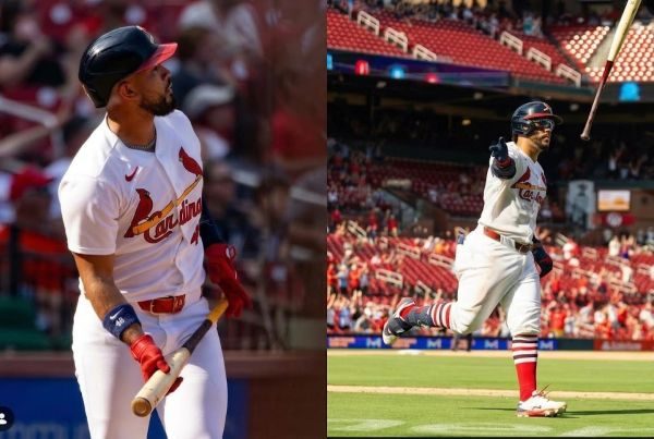 Iván Herrera y Leonardo Bernal juegan para los Cardenales. Foto: @cardinals