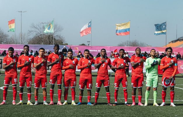 Jugadores del equipo Sub-19 de Panamá. Foto: FPF