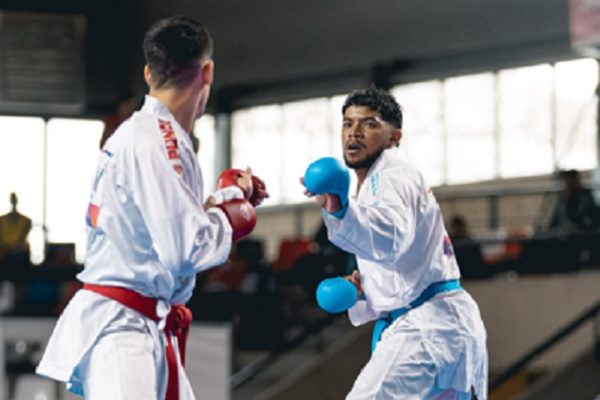 Alberto Gálvez gaó plata en karate. Foto: COP