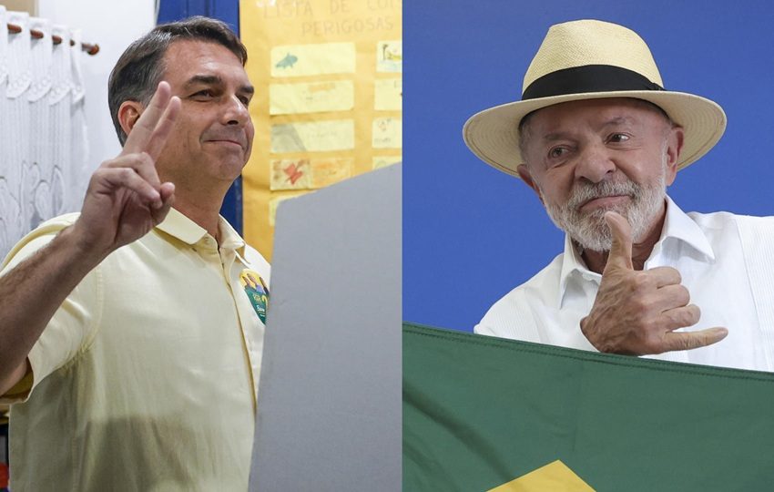  Luiz Inácio Lula da Silva, y el senador Flávio Bolsonaro lideraron las votaciones. Foto: EFE