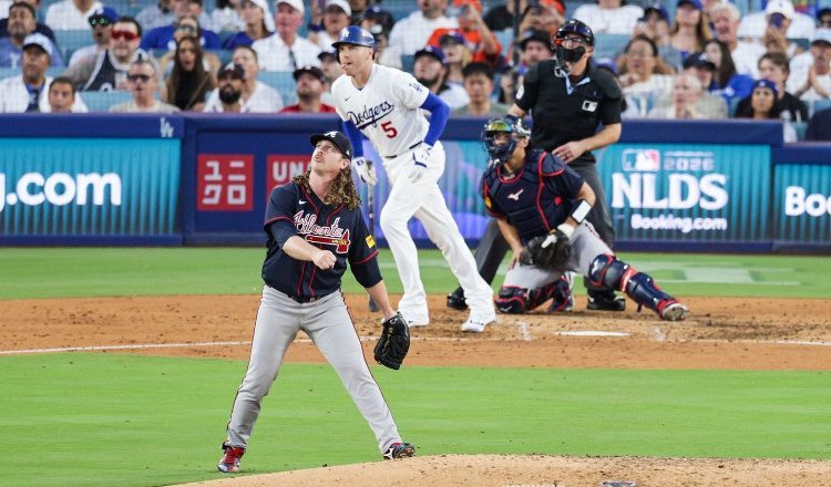 Dodgers y Bravos jugarán su tercer partido de la Serie Divisional. Foto:EFE