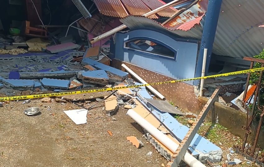 Daños en algunas propiedades en la provincia de Veraguas. Foto: Melquíades Vásquez