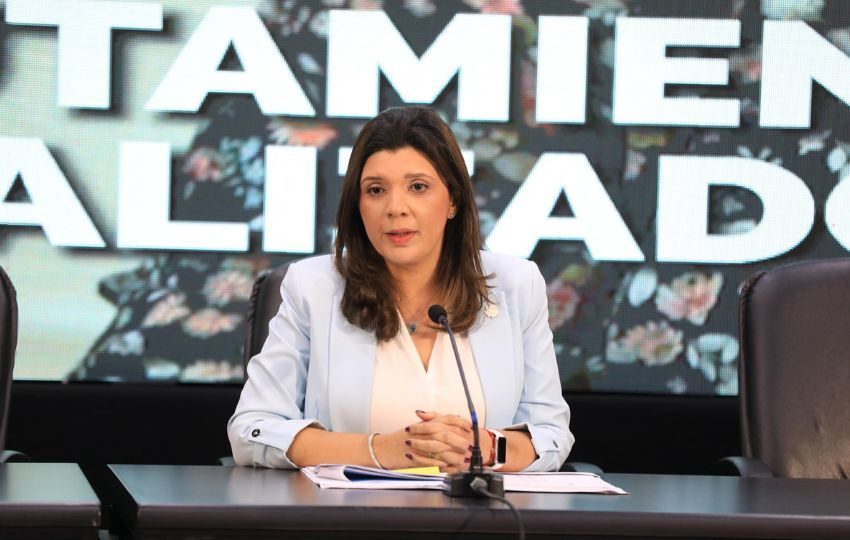 La ministra del Mitradel, Jackeline Muñoz. Foto: Cortesía
