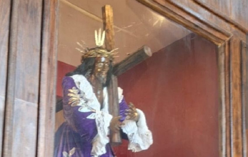 La imagen del Cristo Negro de Portobelo estará en la puerta para que los devotos vengan a verlo y puedan tener acceso a él.
