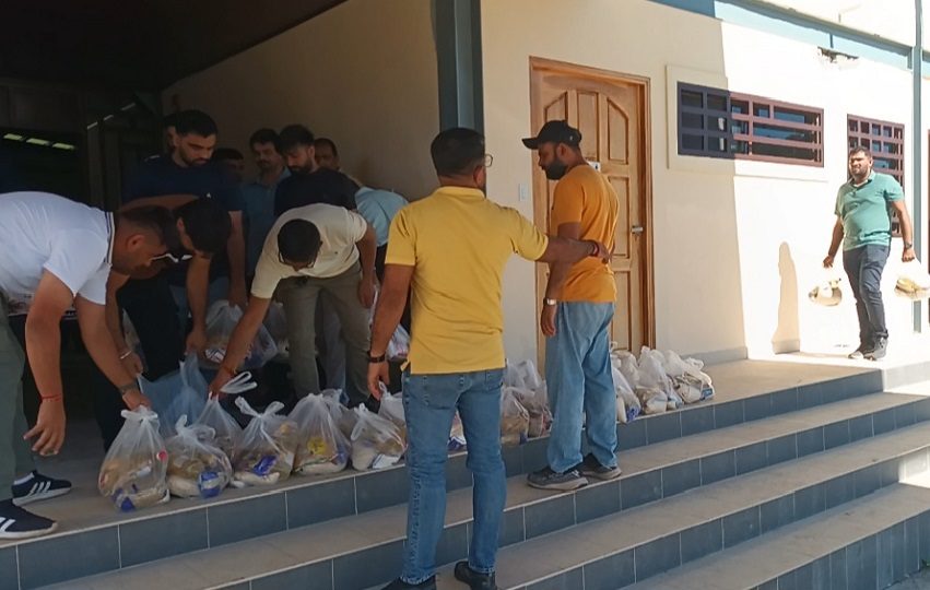 Familias recibieron productos de primera necesidad, Foto. Melquíades Vásquez