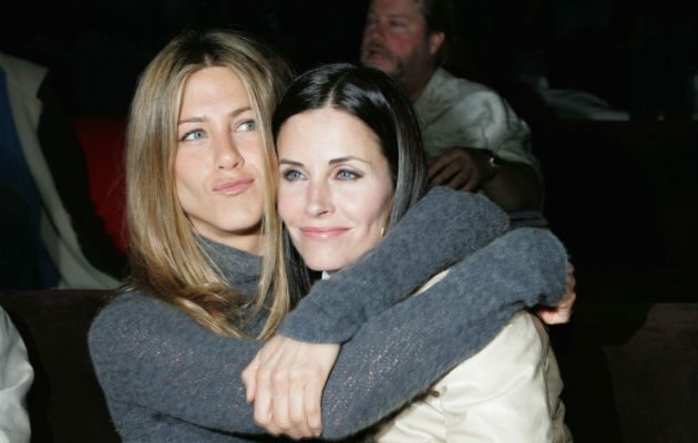 Jennifer Aniston y Courteney Cox.