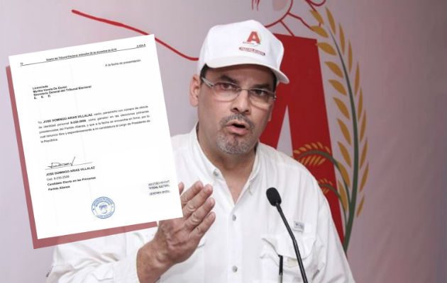 "Mimito" Arias declinó esta tarde a sus aspiraciones presidenciales. Foto: Info EPASA