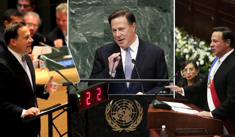 En sus discursos en Perú, Estados Unidos y Panamá, Varela ha mostrado un país que no compagina con la realidad. Foto/Archivo