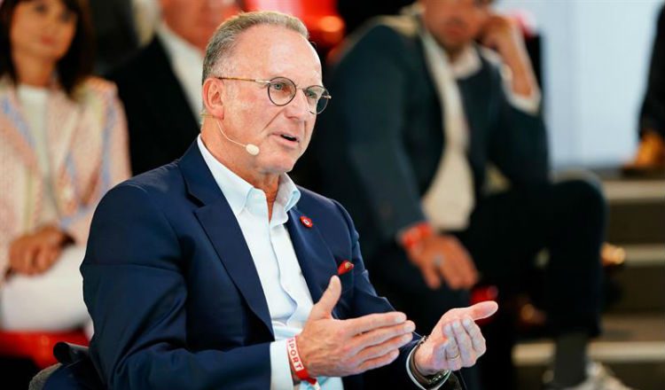 Karl-Heinz Rummenigge leyenda del club alemán. Foto EFE