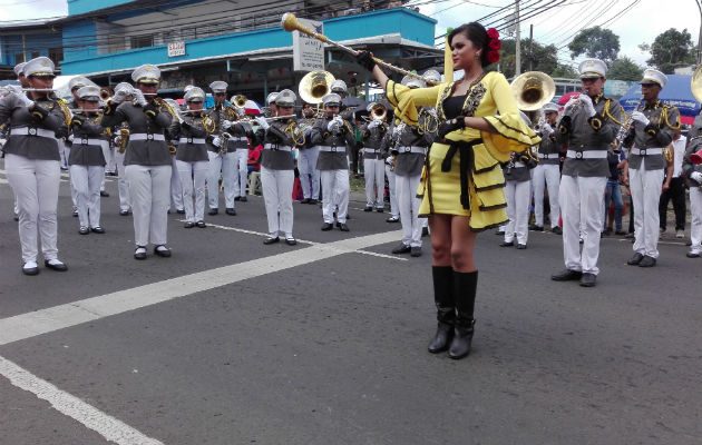 Los colegios se lucieron en La Chorrera. Foto: Eric Montenegro.