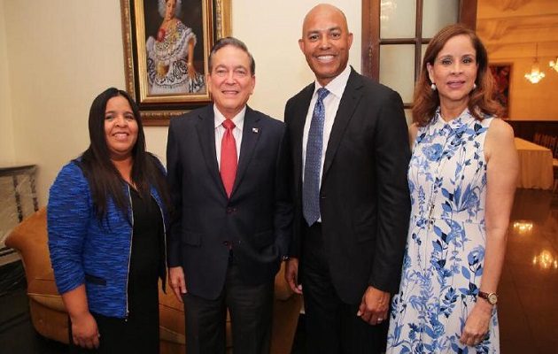 Mariano junto a Cortizo.