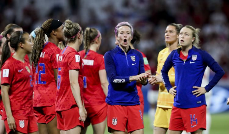 Seleccionado de Estados Unidos. Foto AP