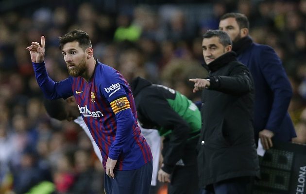 Messi igualó las acciones en el segundo tiempo.