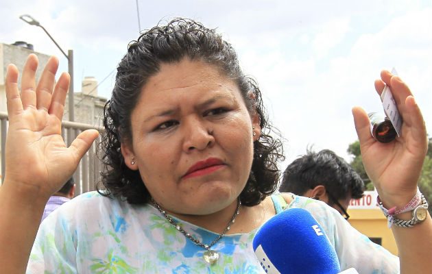Araceli González, madre de Luz del Carmen Miranda, víctima del  "monstruo de Ecatepec". EFE. 