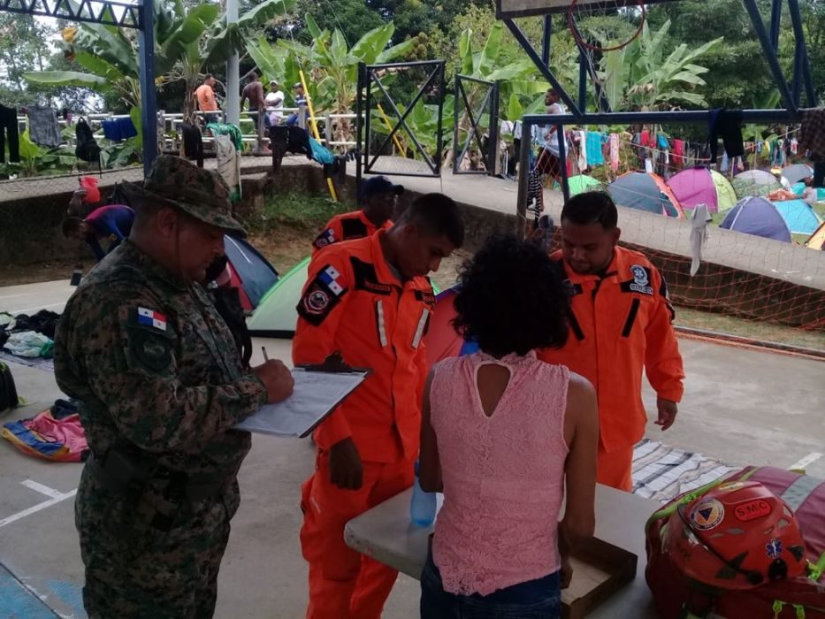 Un grupo de más de 700 migrantes ingresó, recientemente, al territorio por el Caribe. Foto de Twitter