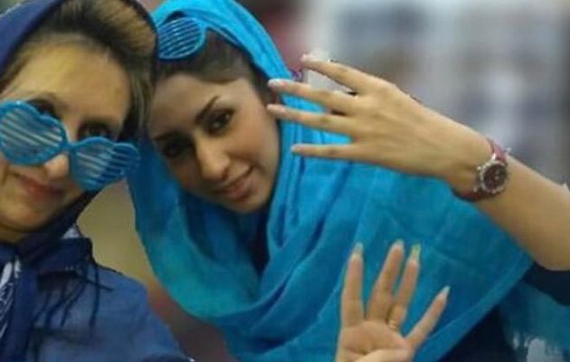 Sahar Jodayarí era conocida como la "chica azul".