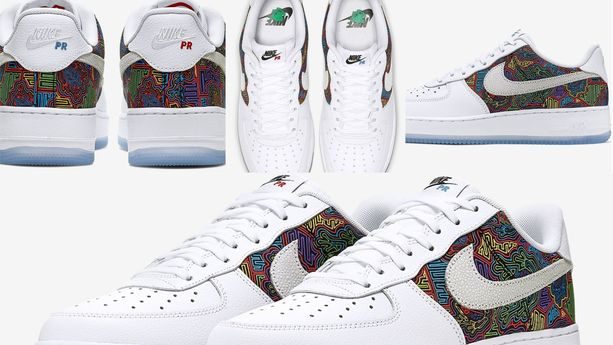 Nike con diseños de molas. 