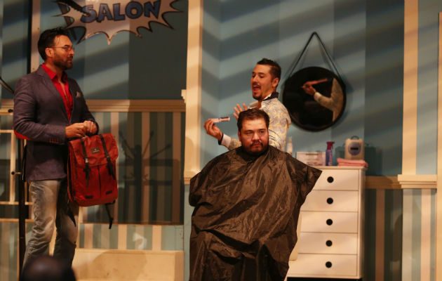 Aquí no luce muy contento, por cierto. Foto: Josué Arosemena.