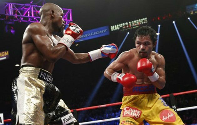 Floyd y Pacquiao se midieron el 2 de mayo de 2015.