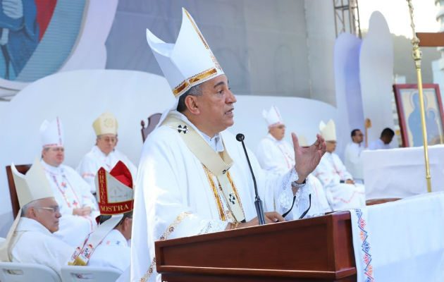 "Estamos esperando la primavera juvenil", José Domingo Ulloa en misa de apertura de la JMJ. Foto: Arquidiócesis de Panamá.