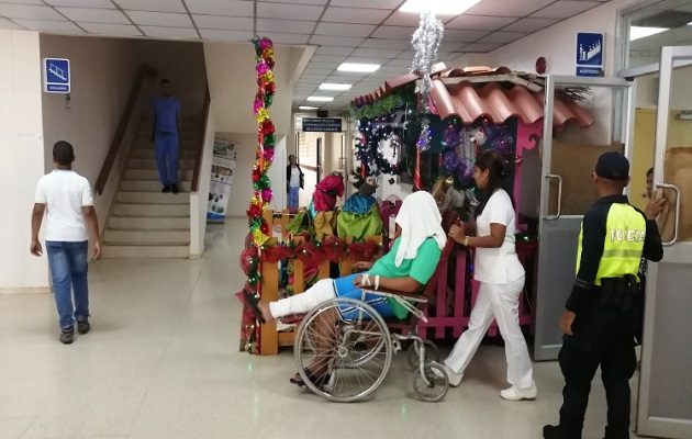 Audiencia se efectuó en una sala de conferencia del hospital. Eric Montenegro