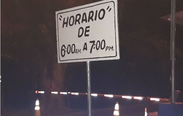 El paso nocturno por el puente está prohibido. Foto: José Vásquez.